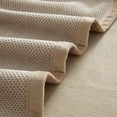 thumbnail image 3 of Cozy Haven Luxury Knot Chenille Bed Blanket, French Oak, King Size, 102 x 90 in, 3 of 7