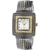 Geneva Platinum Women's Rhinestone Accen