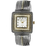 Geneva Platinum Women's Rhinestone Accen