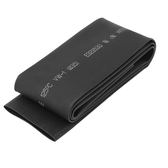 35mm Dia 3Ft Long Heat Shrink Tubing Electric Wire Cable Wrap Sleeve