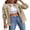 Khaki, variant on Rdhnmea Womens Oversized Ripped Distressed Denim Jacket Frayed Hem Button Front Boyfriend Jean Coat Western Shacket with Pockets