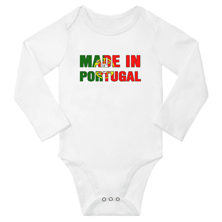 

Made In Portugal Baby Long Sleeve Bodysuit (White 24 Months)