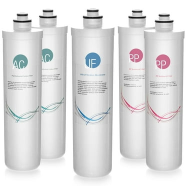 iSpring 1 Year Replacement Set Ultra Filtration Water Filter, Whilte