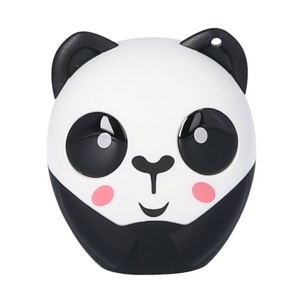 Altavoz Bluetooth Mini A1 - Pequeño y portátil con diseño de oso panda, función TWS para sonido estéreo, batería de 400mAh (4 horas de música), micrófono incorporado y control remoto para fotos.