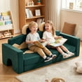 thumbnail image 2 of Costway Canapé Modulable pour Enfants 17 Pcs, Sofa Convertible Multifonction pour Enfants Mobilier Crocodile, 2 of 10