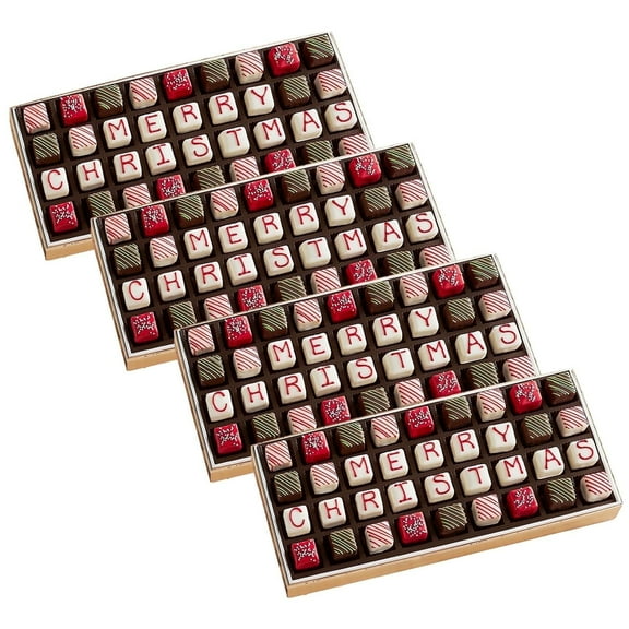 The Swiss Colony Merry Christmas Petits Fours 4-Pack Gift Bundle