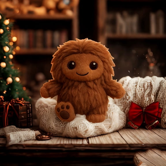 Bibig foot - Furry Little Encouragement 2026 New clasp Positive Sasquatchs Plush Animal small Cute moral support Inspirational Gift Doll, Graduation Party sasquatchs Party Favor