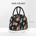 thumbnail image 3 of Haiem Hibiscus Rose Printed Lunch Bag Women, Lunch Box Lunch Bag for Women, Small Leakproof Cute Lunch Tote Large Capacity Reusable Insulated Cooler Lunch Container, 3 of 6