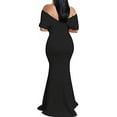 thumbnail image 2 of Womens Sexy Formal Bodycon Fishtail Maxi Dress Elegant Cocktail Party Long Dresses, 2 of 7