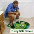 thumbnail image 5 of Olilia Toilet Golf Game, Funny Toilet Set Gag Gift for Men, Cool White Elephant Gift for Adults, Hilarious Prank Birthday Gift Idea Present for Golfer, Husband, Dad, Brother and Boyfriend, 5 of 6