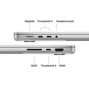 Apple 14-inch MacBook Pro with M5 chip chip with 10 core CPU and 10 core GPU, 16GB, 1TB SSD - Silver