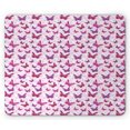 thumbnail image 1 of Purple Mouse Pad, Abstract Butterflies on Floral Background Feminine Romance Illustration, Rectangle Non-Slip Rubber Mousepad, Maroon Purple Pale Pink, by Ambesonne, 1 of 2