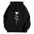 thumbnail image 4 of Essentials Men Women Hooded Sweatshirts Oversize Hoodies Rose Print Long Sleeve Unisex Fashion Husband Gifts Clothes, 4 of 4