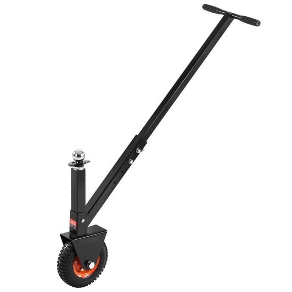 300 lbs Heavy-Duty Adjustable Trailer Dolly - 16.5/22 Inch Height Options for 1-7/8 & 2 Inch Hitch Balls
