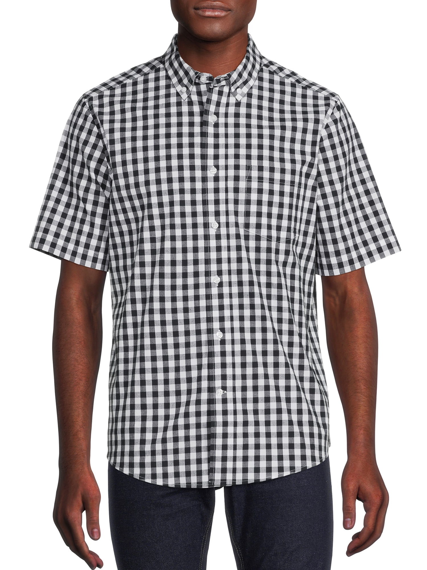 George Men's Short Sleeve Poplin Shirt 