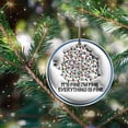 thumbnail image 4 of LSLJS Christmas Tree Hanging Ornaments, Christmas Decorations 3.15" Acrylic Flat 3D Effect Everything Is Fine Pendants Personalized Circular Xmas Holiday Baubles Christmas Gifts for Party Friends, 4 of 6