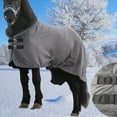 thumbnail image 4 of Winter Horse Rug Warmer Jacket Insulated Blanket For With Soft Imitation And Windproof Outer Layer, 4 of 7