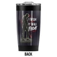 thumbnail image 2 of Friday The 13Th Jason I Wish It Was Friday Stainless Steel Tumbler 20 oz Coffee Travel Mug/Cup, Vacuum Insulated & Double Wall with Leakproof Sliding Lid | Great for Hot Drinks and Cold Beverages, 2 of 7