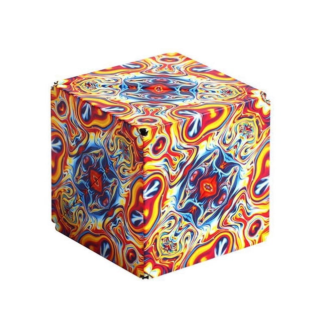 Shape Shifting Box, 36 Rare Earth Magnets -Extraordinary 3D Magic Cube, Cube Magnet Fidget Toy Transforms Into Over 70 Shapes