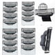 thumbnail image 1 of 16-Pack Stainless Steel Razor Blade Refills for Men's Shaving, Compatible with Mach 3 Razors, 1 of 5
