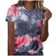 thumbnail image 1 of Tops de Cuello Redondo para las Mujeres de Manga Corta Impresa Casual, Camiseta de Moda para Uso Diario Y de Fiesta, 1 of 5