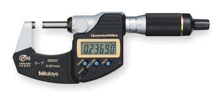 for Inside Inch//Metric Meets IP67 Specifications Mitutoyo 500-753-10 Digital Calipers Outside +//-0.001//0.01mm Accuracy Depth and Step Measurements Battery Powered 0.0005//0.01mm Resolution 0//0mm-8//200mm Range Stainless Steel
