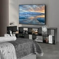 thumbnail image 3 of LOKO 3 Pieces Cube TV Stand, Modern Entertainment Center for up to 65 Inch TV, Minimalist TV Console Table, Free Combination Storage Bookcase Shelf for Living Room or Bedroom (Black), 3 of 9