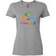 thumbnail image 3 of Inktastic Easter Hip Hop Hooray with Eggs and Carrot Women's T-Shirt, 3 of 5