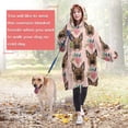 thumbnail image 4 of Wearable Oversized Blanket,German Shepherd with Roses Wearable Blanket Hoodie for Adults,Cozy Hooded Blankets with Super Pockets,Super Warm Fuzzy Pullover for Women & Men, 4 of 6