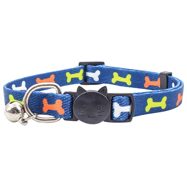 TIMIFIS Colliers pour Chat Fournitures pour Animaux Collier pour Chat Imprimé Collier pour Chat Elizabeth Boucle de Sécurité Accessoires Suspendus pour Chat