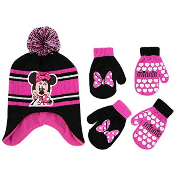 Disney Disney Toddler Winter Hat, Toddler Mittens, Minnie Mouse Baby