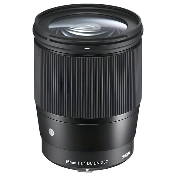 Sigma 16mm f/1.4 DC DN Contemporary Camera Lens for Sony E Cameras, Black