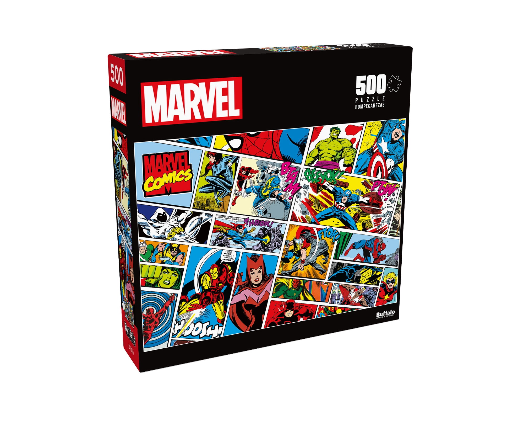 Buffalo Games 500-Piece Marvel Comics Presents Interlocking Jigsaw Puzzle