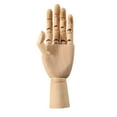 thumbnail image 2 of Modelo de mano de madera flexible Macarena maniquí de artista para exhibición de joyas, 2 of 8