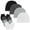 4 Pack A, variant on American Trends Baby Hats 0-6 Months Toddler Hat and Mittens for Newborn Baby Girls Baby Beanie Cotton Cap Black; Light Coffee; Grey; White 0-6 Months