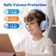 thumbnail image 3 of Auriculares Bluetooth EarFun K2 para niños, límite de volumen, 40 horas de reproducción, 3 of 7