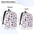 thumbnail image 2 of Easygdp Sailing Marine Travel Mochila de Lona Resistente para Laptop, Compatible con Laptops de 15 a 17 pulgadas, Ideal para Escuela, Trabajo y Viajes-Medium, 2 of 5