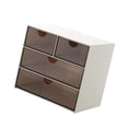 thumbnail image 3 of Caja organizadora de almacenamiento Sunnimix con rejillas 4 Grid color marrón, 3 of 8