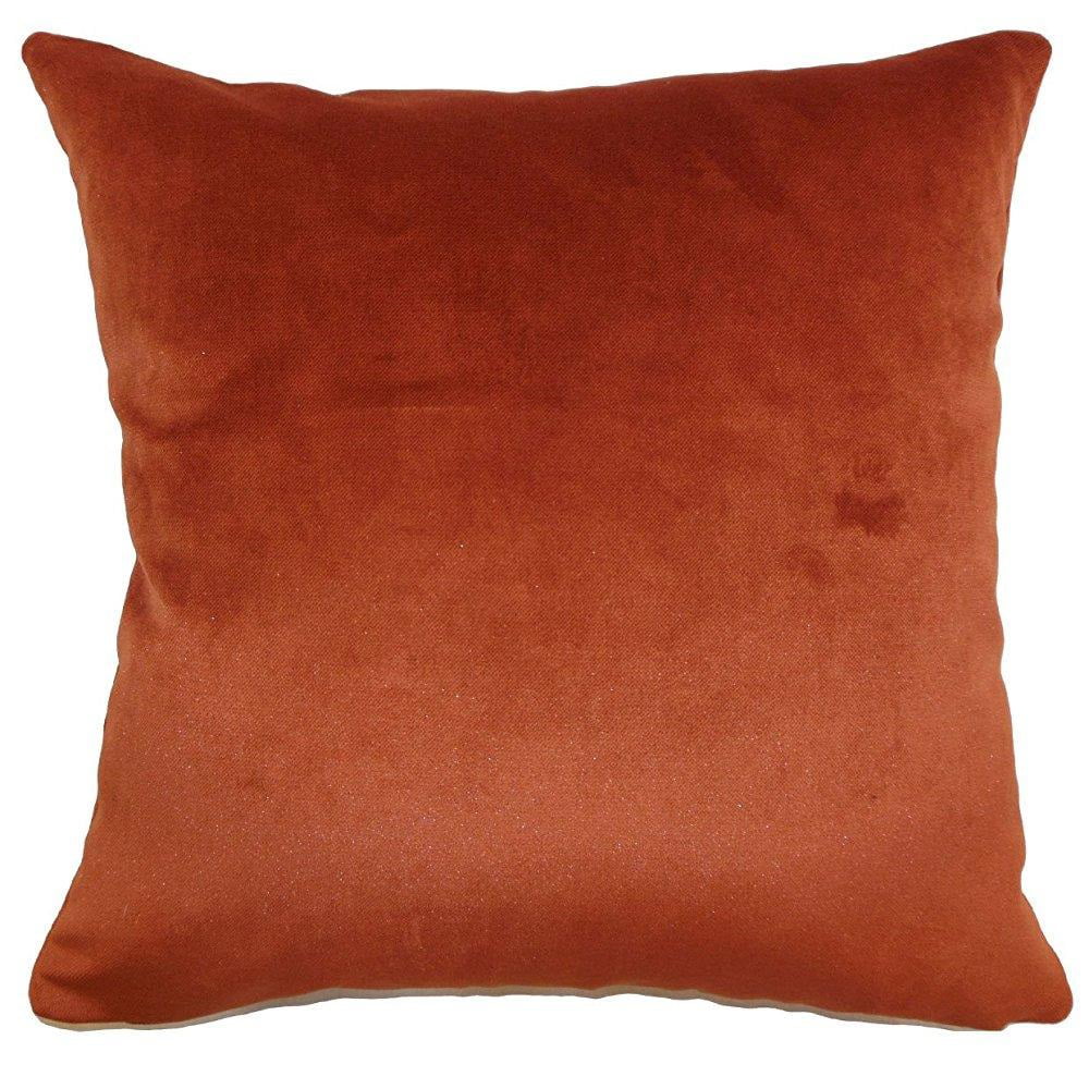 Rust The Pillow Collection Fabrizia Plain Pillow