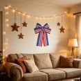 thumbnail image 4 of Patriotic American Flag Star & Stripe Bows,5th of July Red White Blue Bows for Independence Day Front Door,Wall,Wreaths,Gift Boxes,Holiday Party Decor, 4 of 6