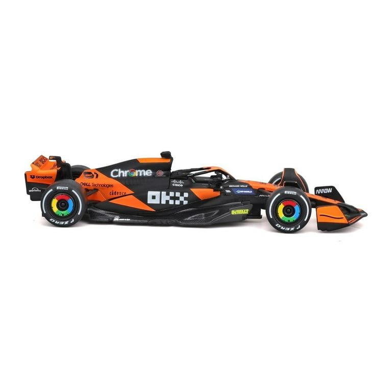 Bburago McLaren MCL38 レーシングハウラー McLaren MCL38 Miami Grand Prix Race Car, #81 Oscar Piastri