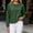 Army Green-B, variant on Women's Loose and Comfortable Crewneck Long Sleeve Sweatshirt Lightweight Pullover Fall Clothes Yellow L(L)