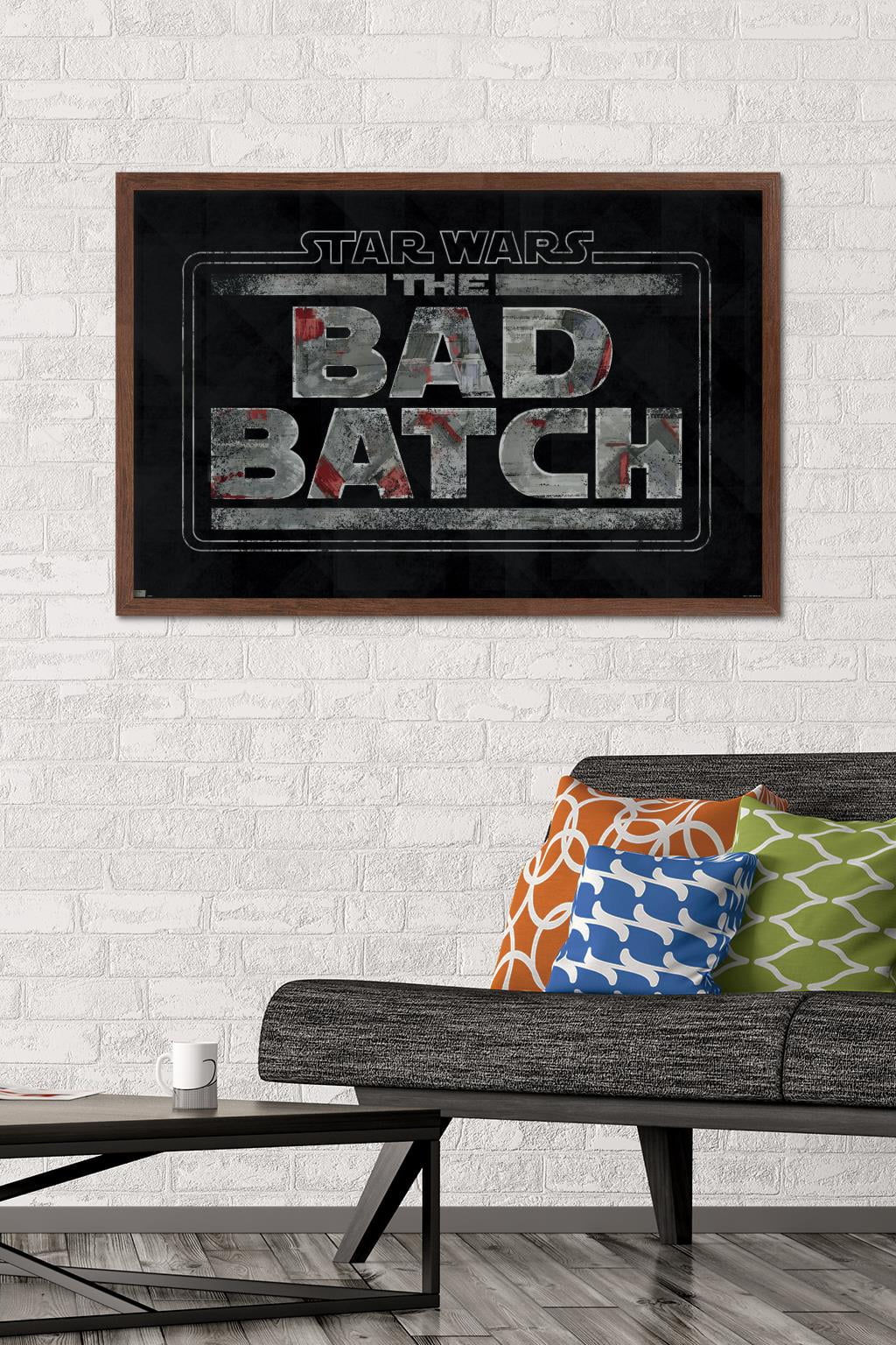 Star Wars: The Bad Batch - Logo Wall Poster, 22.375" x 34", Framed