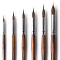 thumbnail image 1 of Pinceles para acuarela Fuumuui Professional, 6 unidades, con Kolinsky Sable, 1 of 7