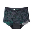 thumbnail image 2 of Underwear for Women Panties Womens Thin Breathable Mesh Lace Briefs Cropping Hip Lifting Low Waist Underwear Black 3XL, 2 of 3