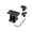 Black4.3cm, variant on T2 Mount Riser 1.70" / 1.93" Height Adjustable with Picatinny-Style Base, Quick Detach for Optical Sights, Includes Allen Wrench