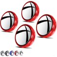 thumbnail image 1 of Espejo retrovisor convexo para coche con ventosa suficiente, espejo retrovisor gran angular HD con ángulo ajustable de 360 grados, marco anticolisión mejorado, para coches, SUV y camiones (2 pares roj, 1 of 7