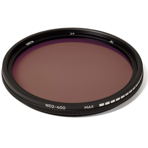 Urth 39mm Circular Variable ND2-400 1-8.6 Stop Lens Filter