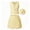 0-Yellow&192, variant on Tiijoy Summer Girls Casual Outfits V Neck Tank Top with Bow Shorts, Yellow, Sizes 9-10