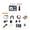 With Touch Screen, variant on 5K Action Camera 4K60FPS Dual IPS Touch LCD WiFi 170° 30M Waterproof 5X Zoom Anti-shake Sports Camera With Remote Control